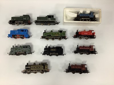 Lot 118 - Eleven 00 gauge locomotives by Hornby and Lima,...