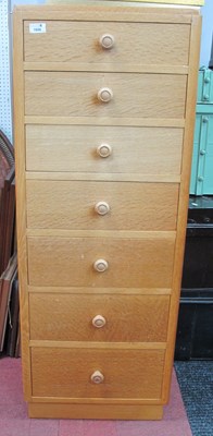 Lot 1656 - Oak Chest of Drawers, with seven small drawers,...