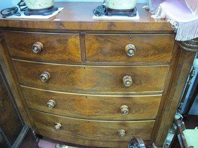 Lot 1720 - XIX Century Mahogany Chest of Drawers, with...