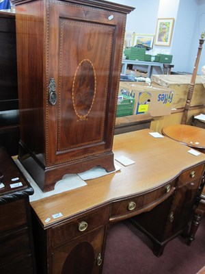 Lot 1677 - Edwardian Mahogany Inlaid Dressing Table, with...