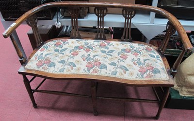 Lot 1646 - Early XX Century Ash Art Nouveau Two Seater...
