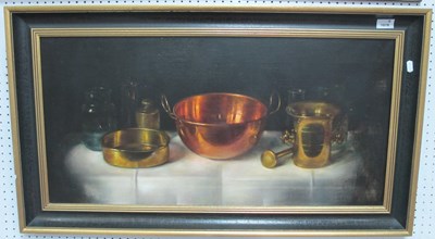Lot 1619 - English School Circa 1900, Still Life of...