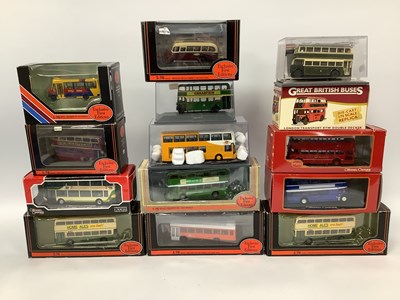 Lot 117 - Fourteen 1:76 scale Diecast model buses by EFE,...