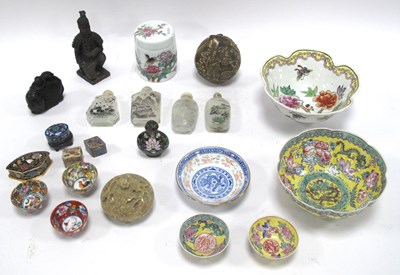 Lot 1452 - Oriental Collection: Antique brass peach...