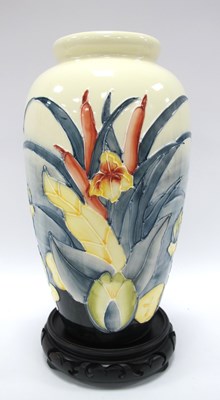 Lot 1321 - Pottery vase marked 'Florian ware' to base,...
