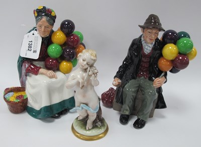 Lot 1382 - Royal Doulton 'The Balloon Man' and 'The Old...
