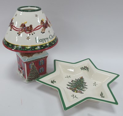 Lot 1360 - Portmeirion 'A Christmas Story' Lamp in...