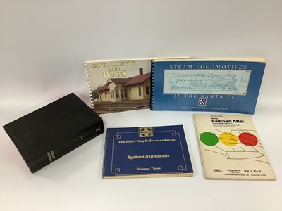 Lot 17 - Five American railway themed books. Including...