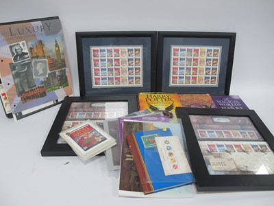 Lot 1521 - Harry Potter - Four framed stamp sets, two PHQ...