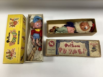 Lot 411 - Two Noddy themed Pelham Puppets. Comprising of...