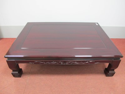 Lot 1590 - Chinese Rectangular Shaped Coffee Table, with...
