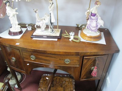 Lot 1723 - XVIII Century Style Mahogany Bow Fronted...