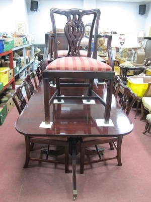 Lot 1673 - Georgian style XX Century Style Mahogany Twin...