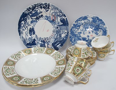 Lot 1358 - A Royal Crown Derby Porcelain 'Derby Panel'...