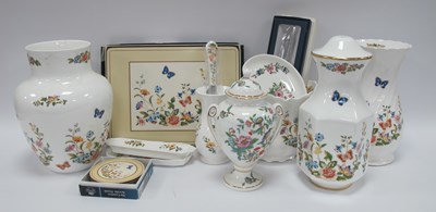 Lot 1325 - Aynsley 'Cottage Garden' Vases, dishes, place...