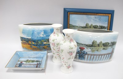Lot 1313 - Four Goebel Artis Orbis collection porcelain...