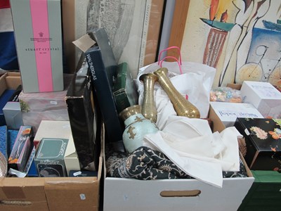 Lot 1112 - Hopes Dreams Figures, brass, copper, boxed...