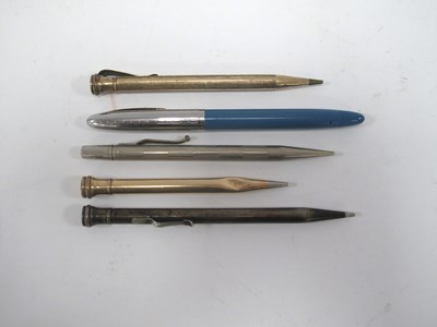 Lot 1436 - A Sheaffers 14K gold nib fountain pens another...