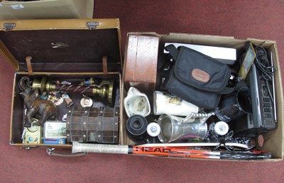 Lot 1290 - Tankards, Roberts Radio, Grundig cassette and...