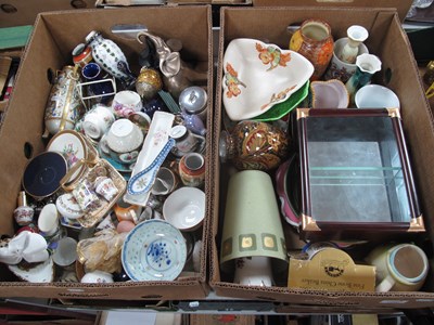 Lot 1250 - Ceramics, including pottery vases and jugs,...