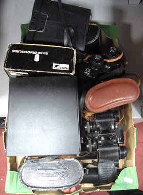 Lot 1167 - Binoculars; Taiyo 12x50, Boots Admiral II...