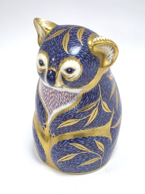 Lot 1415 - Royal Crown Derby porcelain Koala figure with...