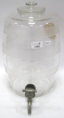 Lot 1465 - A Victorian Etched Glass Back Bar Pub Dispense...