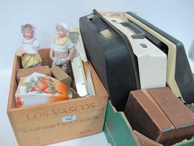 Lot 1066 - A Pair of Victorian Bisque Figures, of a boy...