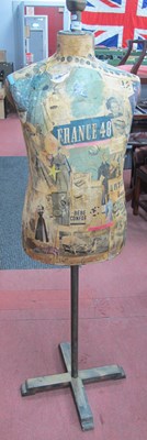 Lot 1651 - A Circa Mid 1900s Dress Mannequin on Stand,...