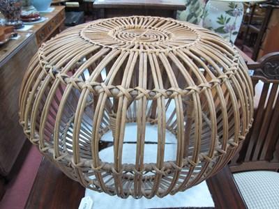 Lot 1708 - A Mid XIX Century Cane 'Lobster Pot' Style...