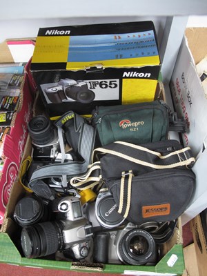 Lot 1236 - Cameras mainly modern 35mm SLR to include...