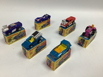 Lot 884 - Six Matchbox Superfast 1-75. #26 Big Banger,...