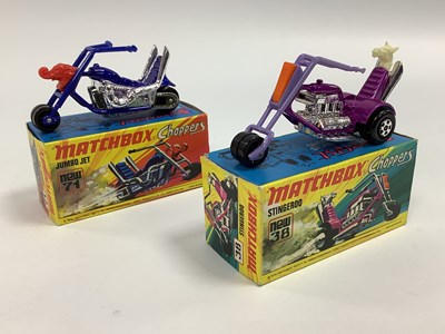 Lot 982 - Two Matchbox Superfast 1-75 Choppers. #71...