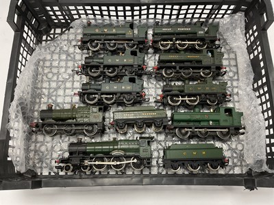 Lot 234 - Nine 00 gauge Great Western steam locomotives:...