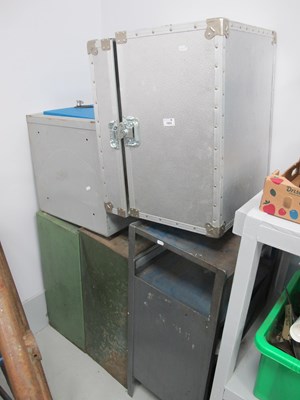 Lot 1053 - Four Metal Storage Cupboards, together with a...