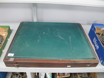 Lot 1028 - Large Glass Marking Out/Surface Plate, in a...