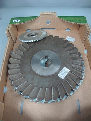 Lot 1029 - Four Milling Cutters, smallest diameter 11.4cm,...