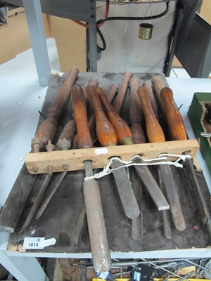 Lot 1014 - Large Collection Of Wood Turning...