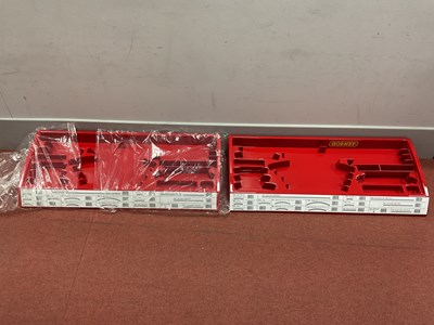 Lot 46 - Two Hornby sales stands for OO gauge track...