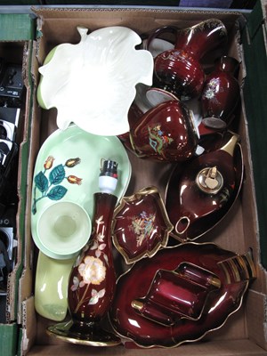 Lot 1245 - Carlton Ware collection including leaf-shaped...