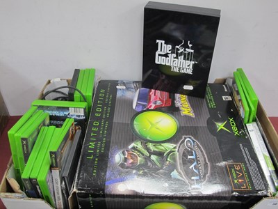 Lot 561 - A Boxed Microsoft XBOX Gaming Console...