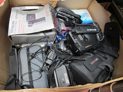 Lot 1224 - Camcorders to include Sony DCR-TRV14E, Sony...