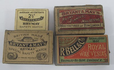 Lot 1432 - Matchboxes to include Bryant and Mays 'Brymay'...