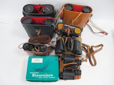 Lot 1140 - Binoculars; Eikow 8x30, Prismatic 8x30, Philo...