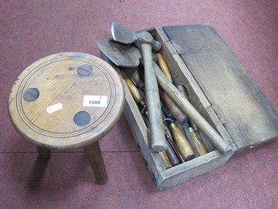 Lot 1588 - Addis of Sheffield, Woodwork Carving Tools,...