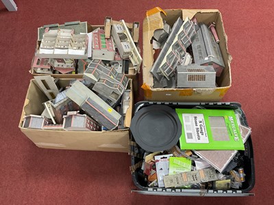 Lot 70 - Four large boxes containing items from a model...