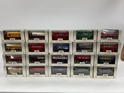 Lot 804 - Twenty EFE 1:76 Scale Diecast Model Buses and...