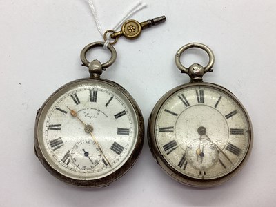 Lot 310 - A Chester Hallmarked Silver Openface Pocket...