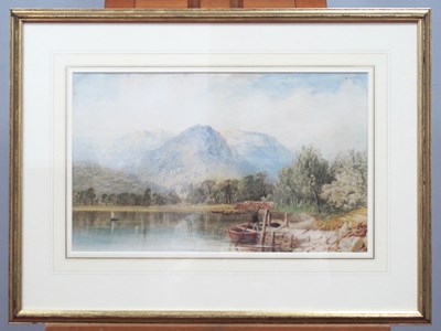Lot 1229 - CORNELIUS PEARSON (1805-1891) Grasmere,...