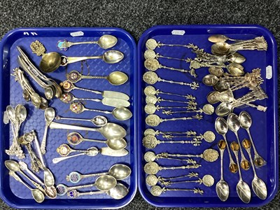 Lot 236 - Shipping Interest Souvenir Teaspoons and...